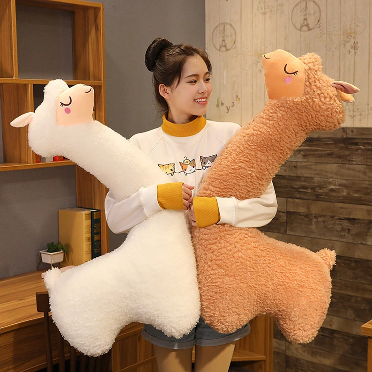 

Alpaca doll pillow plush toy grass mud horse doll sleeping pillow for girls