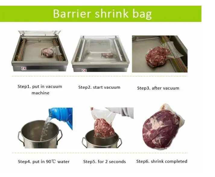 Custom Heat Poultry Plastic Chicken Shrink Wrap Bags For Meat Buy