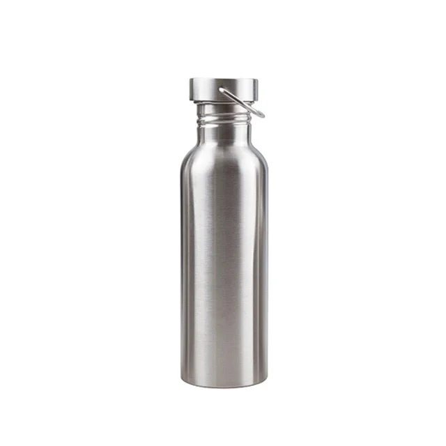 

single wall stainless steel sports water bottle