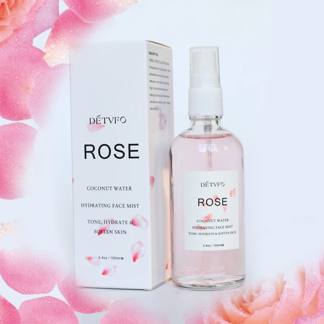 

wholesale rosewater nourishing pure natural agua de rosas organic rose water toner spray for face