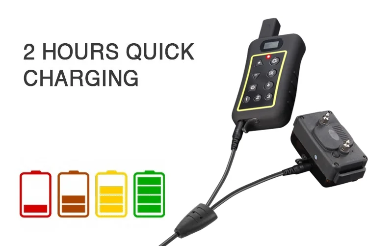 Trainertec Pts1200 Dual 2 In 1 Auto Bark Remote Dog Training Collar