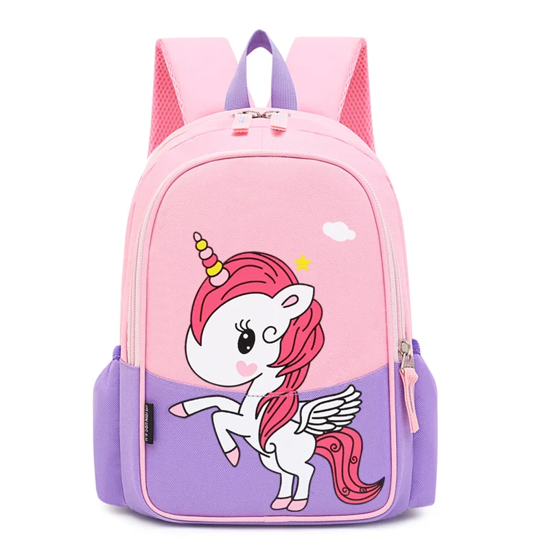 

2023 New Type Hot sale Nylon Fabric Cute Cartoon Backpack Unicorn Children School Bags
