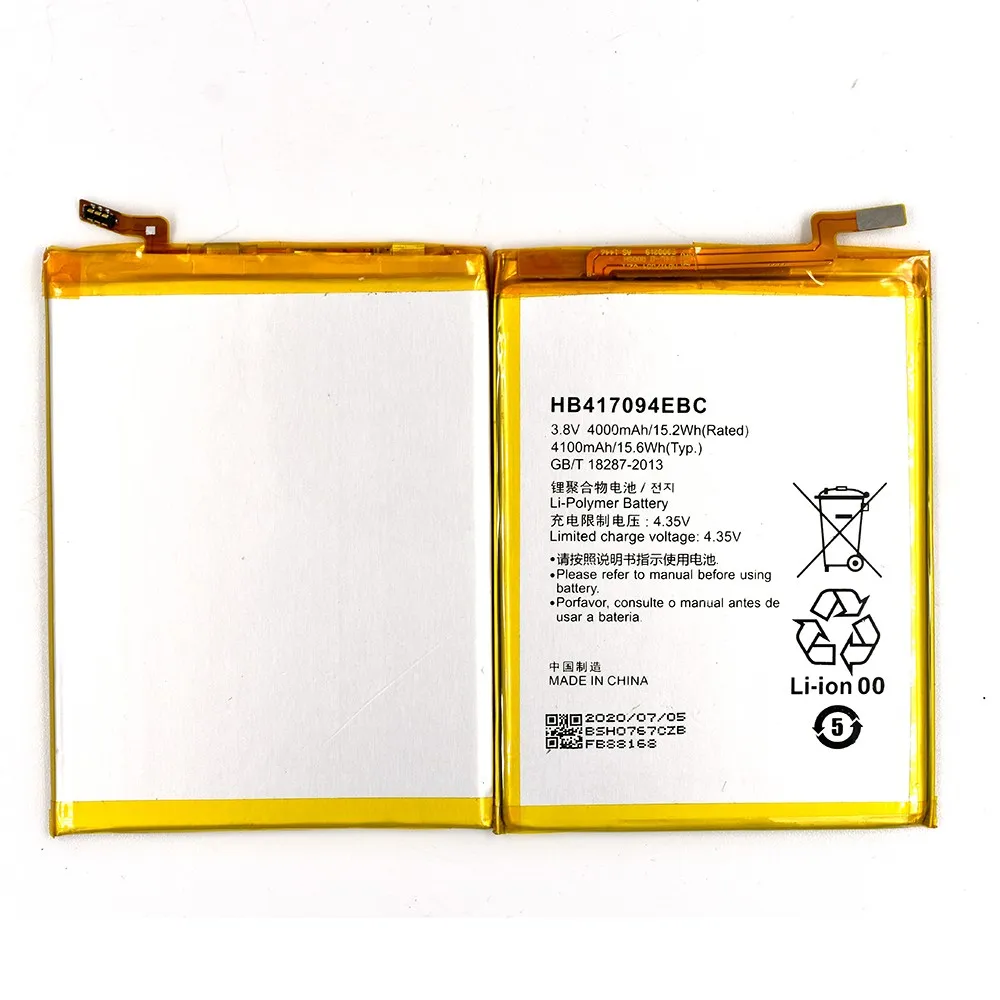 

4100mAh OEM Cell Phone HB417094EBC Battery For Huawei MATE7