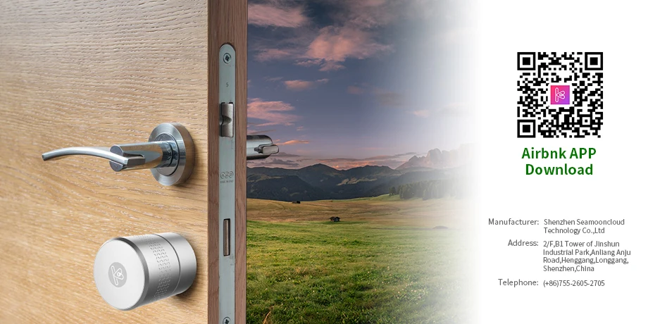 AIRBNK Electronic Keyless Entry Door Euro Bluetooth Smart lock Cylinder Digital Smart Door Lock TTlock Zigbee Tuya Smart lock - ANKUX.COM