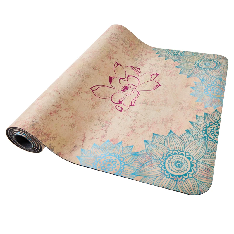 
Durable Non-slip Nature Rubber Yoga Mat For Yoga&Pliates Training absorb Eco-Friendly Custom Printing travel yoga mat suede 