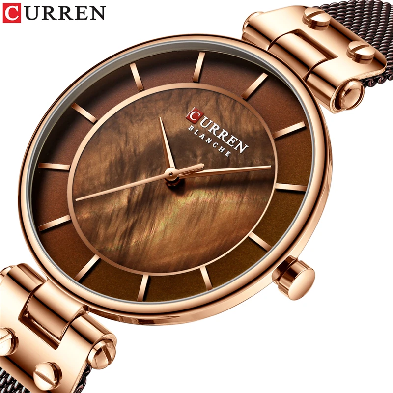 

2019 CURREN 9056 Women's Watches Fashion Ladies Watches Casual Stainless Steel Band Quartz Wrist Watch Women Clock