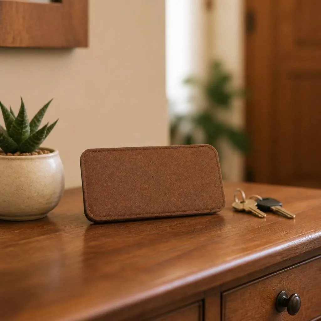 Felt Eyeglass Case Detail