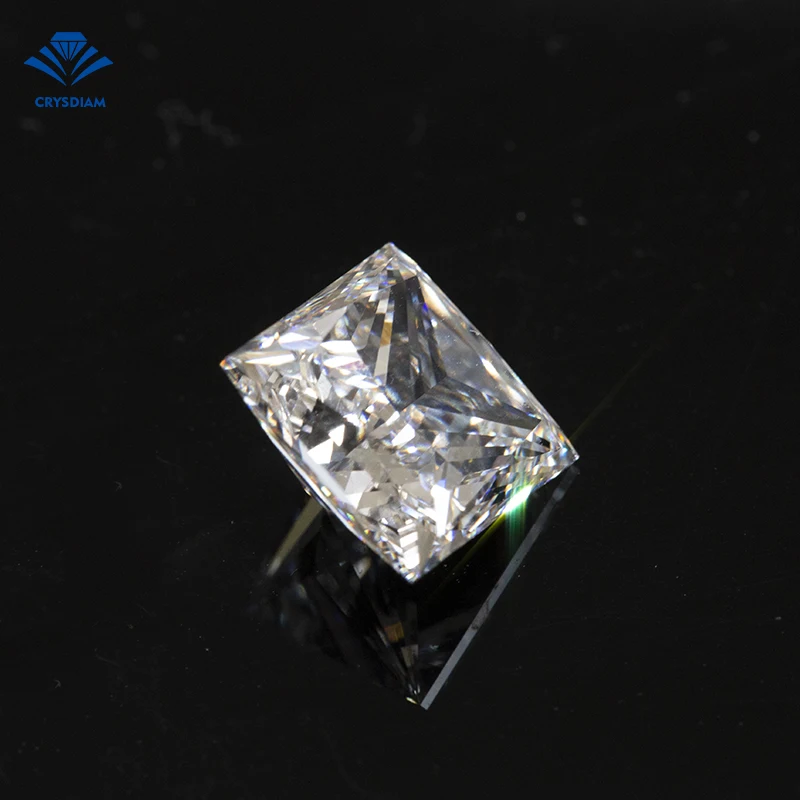 

CRYSDIAM Princess Cut VS1 fancy diamond jewelry diamond CVD loose diamonds