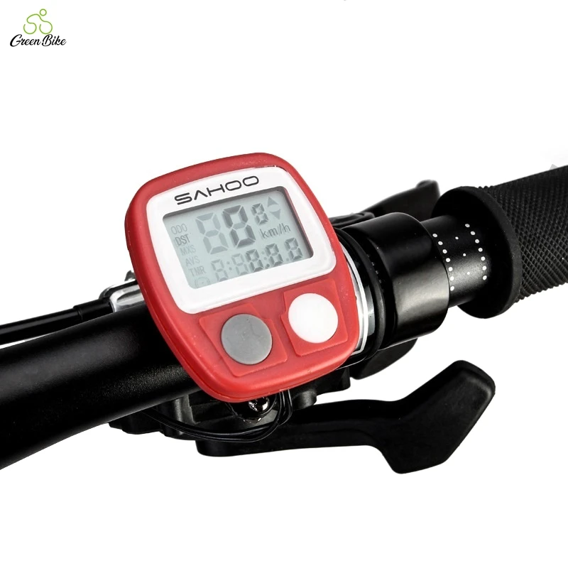 

Five colors 14 Wire Code Bicycle Speedometer Multifunction Colored Waterproof Wired Bike Computer, Red green black white blue