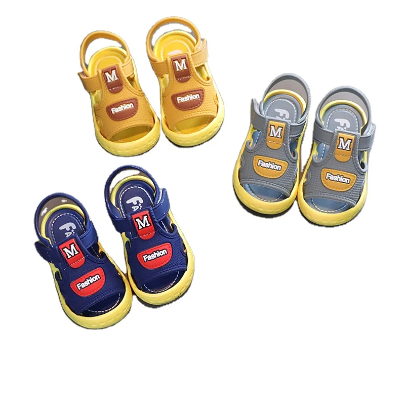 

New high quality Summer School Children Soft Sole Leather Toddler Baby Shoes Baby Sandals, Picture