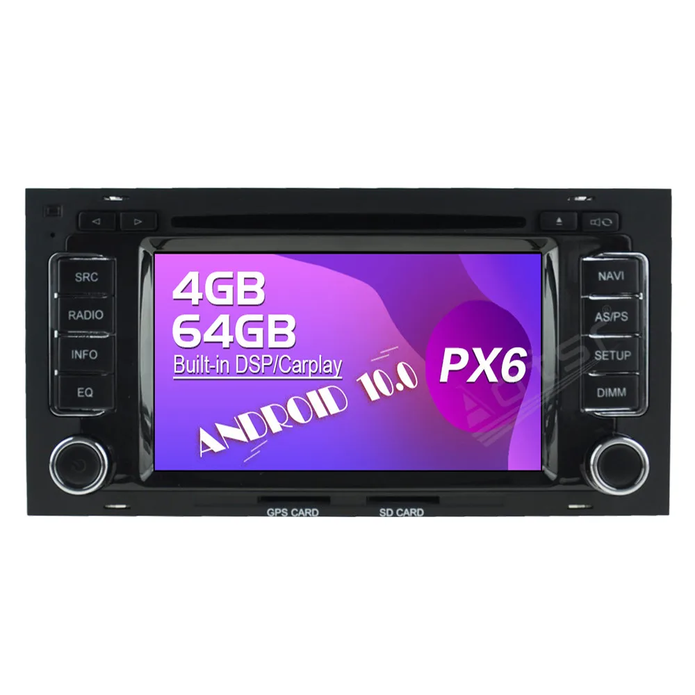 

64G Android Touch Screen Car Video Radio Stereos Player Multimedia System For Volkswagen VW TOUAREG 8 2003-2010 GPS Navigation