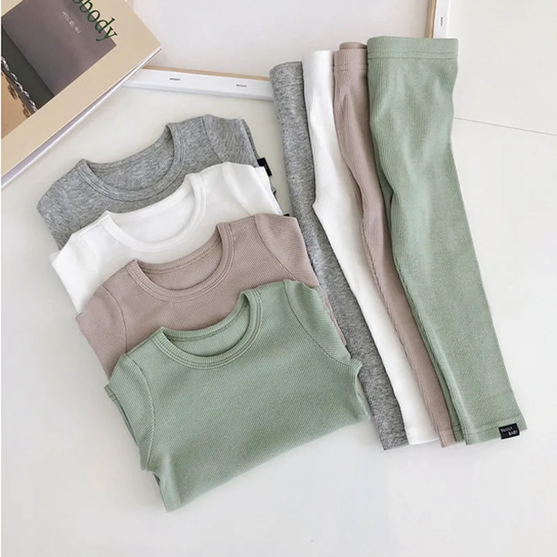 

Baby Kids Pajamas Sets Cotton Boys Sleepwear Suit Autumn Girls Pajamas Long Sleeve Pijamas Tops Pants 2pcs Children Clothing, Picture shows