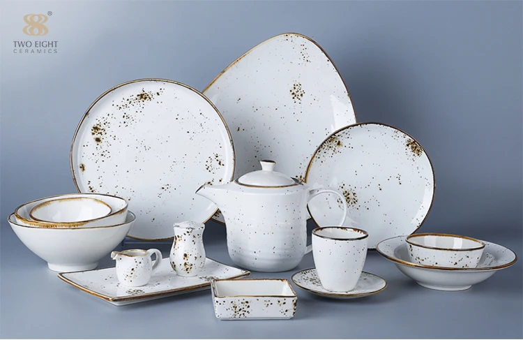Crokery Resort Chinese Tableware, Plates Sets Dinnerware Wedding, Royal Crockery Porcelain Dinnerware Sets!