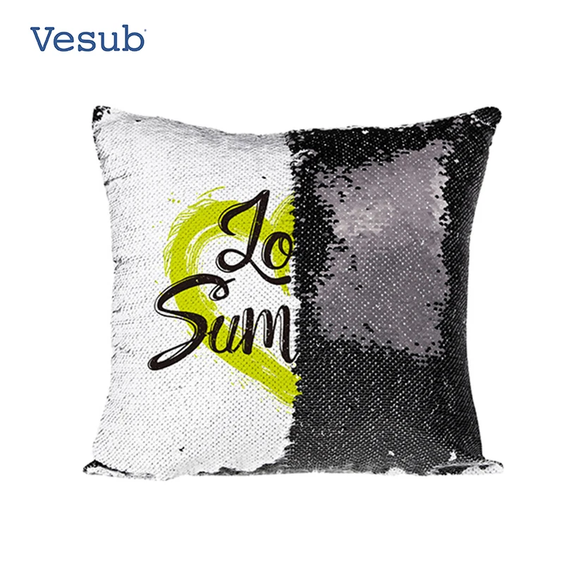 Wholesale Customized Diy Photos Printing Sublimation Sequin Pillow Case