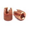 M3/M4/M5 Self-tapping Brass inserts for plastics