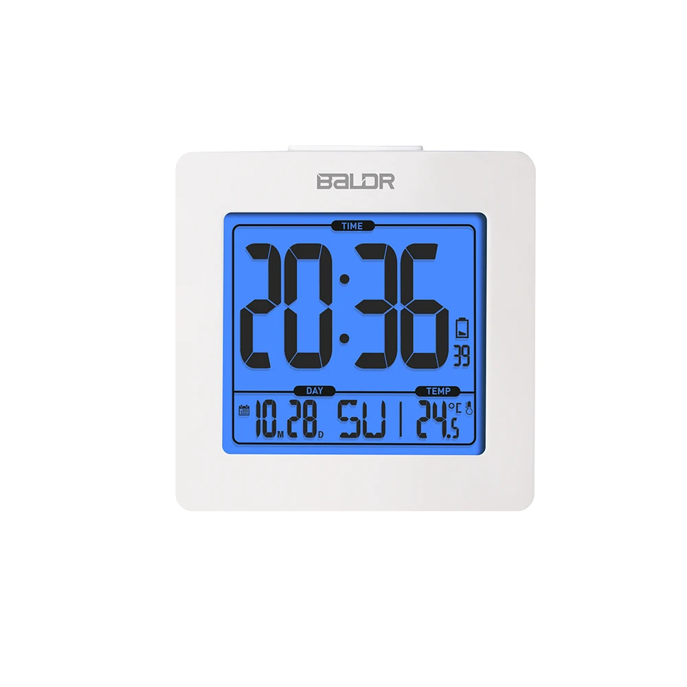 

Simple Bedroom Digital Alarm Clock with Electronic LCD Time Display Digital Desk Clock temperature Indoor Thermometer Clock
