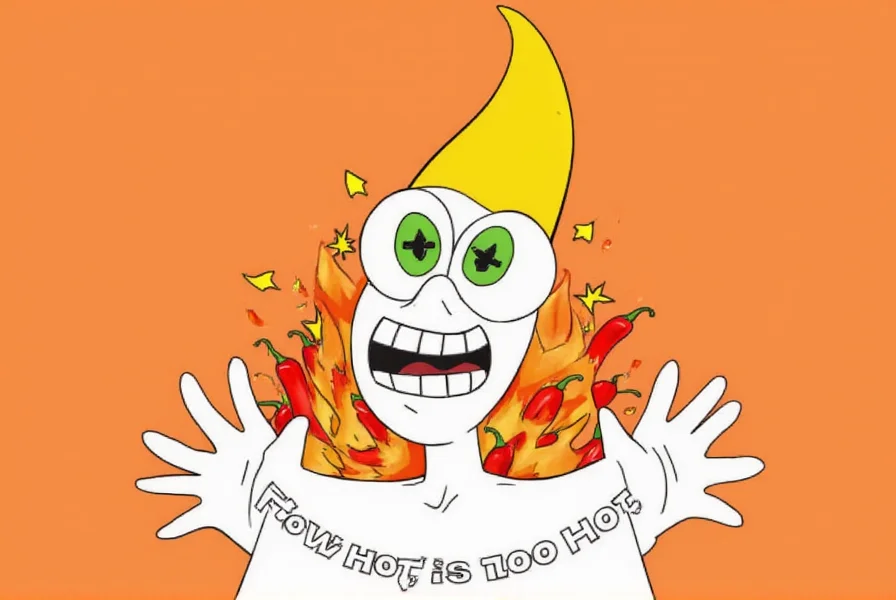 how hot is too hot a funny pepper heat chart that won t leave you sweating much