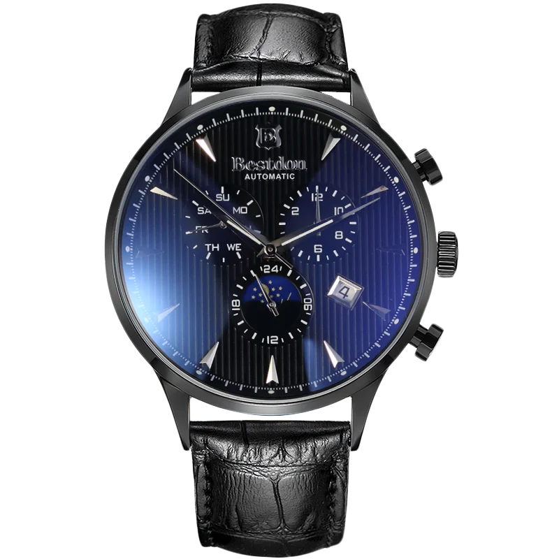 

Three Skeleton dial mens automatic wrist watch