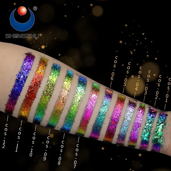 

new arrival hot sale makeup chameleon flake and powder