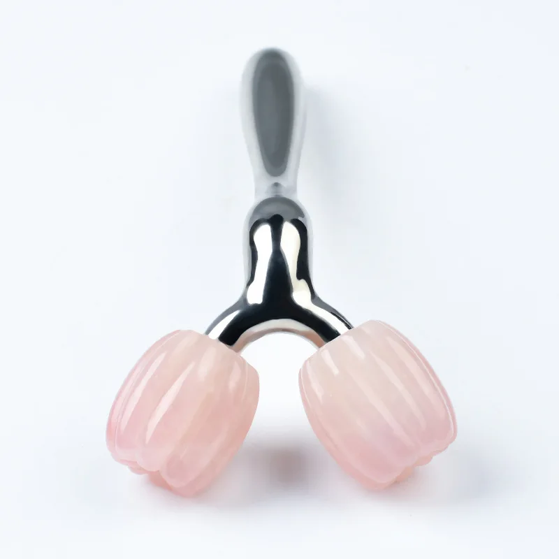 

Wholesale Mini Rose Quartz Crystal Ice Jade Roller For Face, Green / pink/ purple/ white/ black