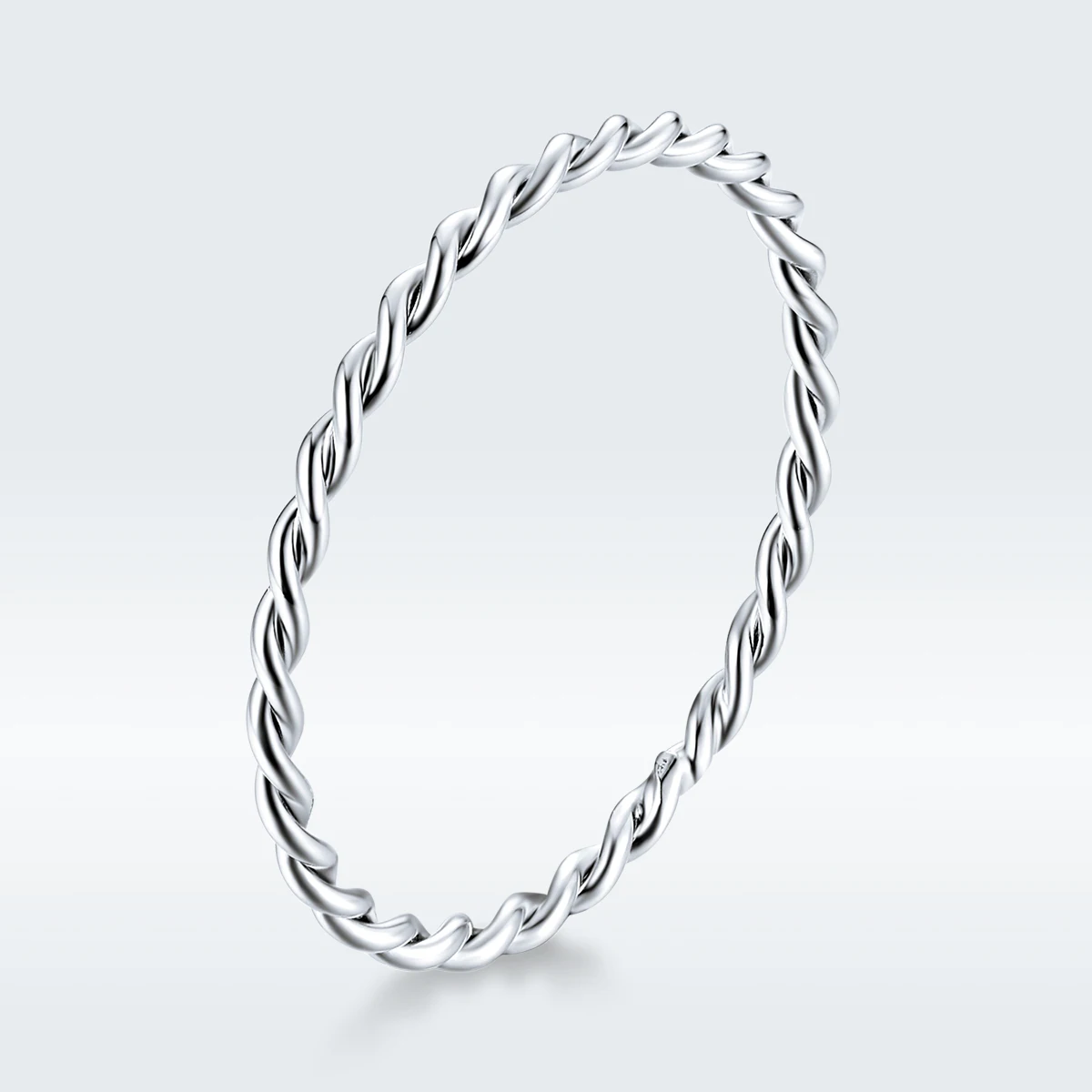 

Twisted Minimalist 925 Sterling Silver Ring for Women