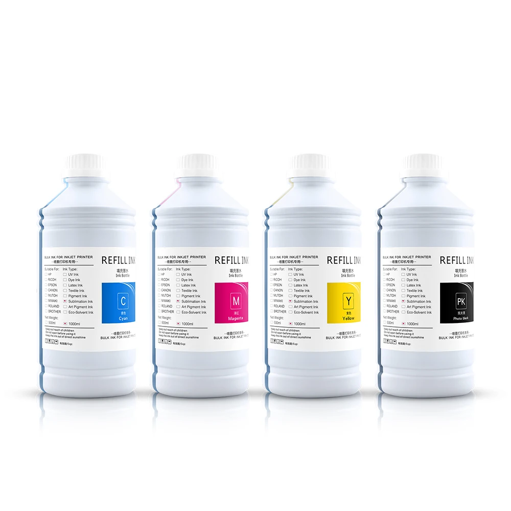 Supercolor 1000ML Sublimation Dye Ink for Epson WF 7840 WF-7830 WF-7835 WF-7840 WF-3820 Printers