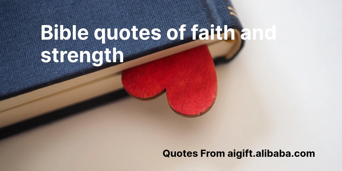 bible quotes of faith and strength