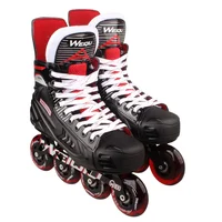 

Senior inline roller hockey skate shoe