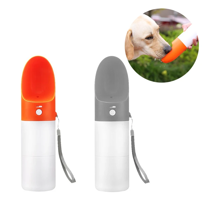 

Food Grade Free Leak Proof Portable Pet Dog Water Bottle Cat Travel Cup Dispenser For Pets Outdoor Walking With Food Container