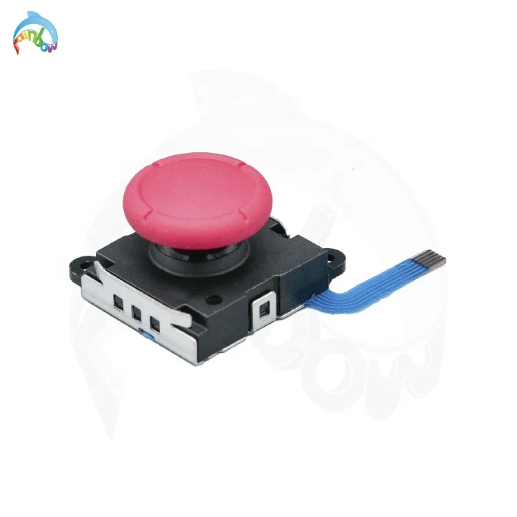 

Rainbow Original Repair Parts Red Thumbsticks Joycon 3D Analog Joystick Replacement For Nintendo Switch Joycon Controller