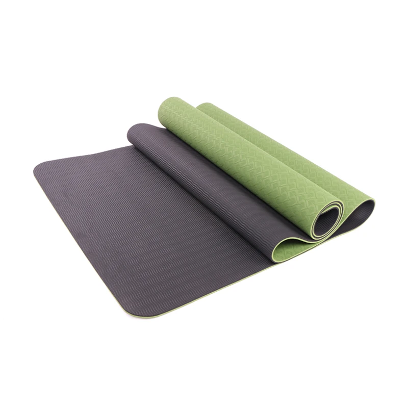 

Wholesale Unique Design Big Hot Sell Green Fitness 4mm Eco Friendly Yoga Mat, Customized color