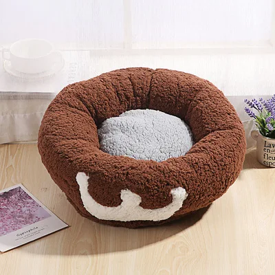 

Wholesale Beds Accessories Round Cover Cute Pet Bed, Picture showed