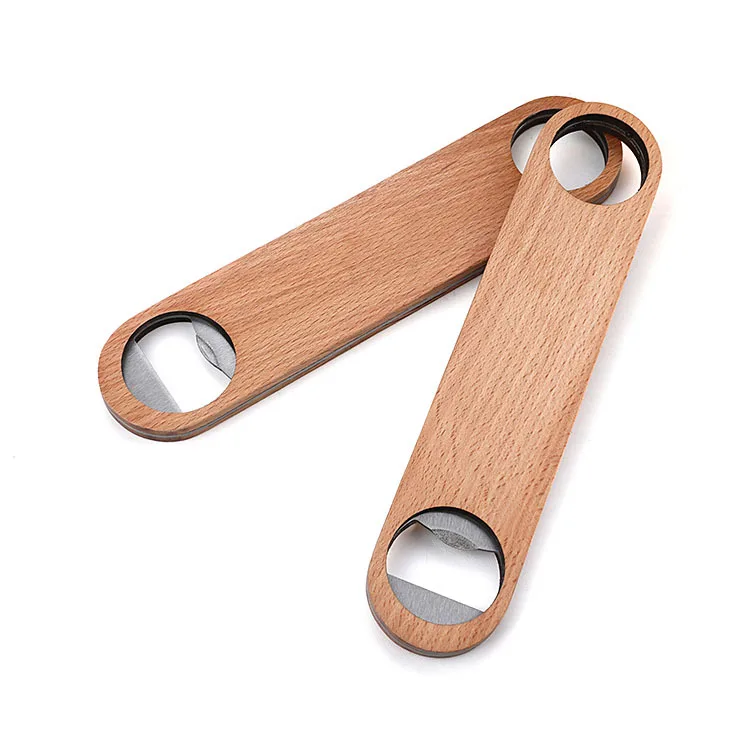 

home bar accessories wooden bottleopener anniversary gift sublimation wood penis beer bottle opener bar blade custom logo