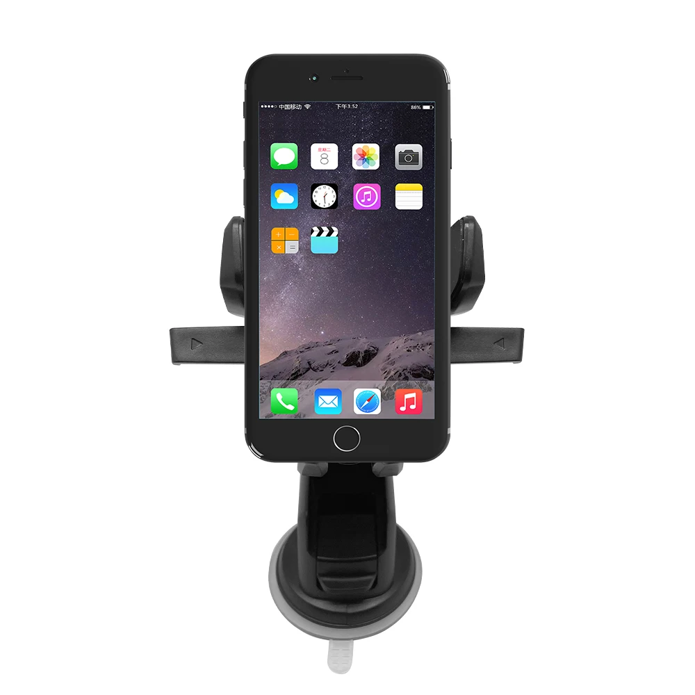 

Hot Sale & High Quality Fully Adjustment Arm Clamp Clip Phone Holder Multifunction Adjustable Car Dashboard Phone Mount, Multi colors