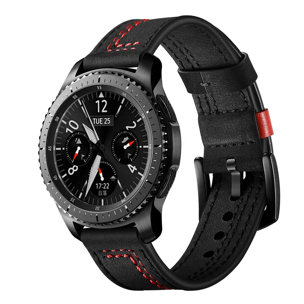 Quick Release WristStrap For Samsung Gear S3 Classic Smart Watch Band Genuine Leather