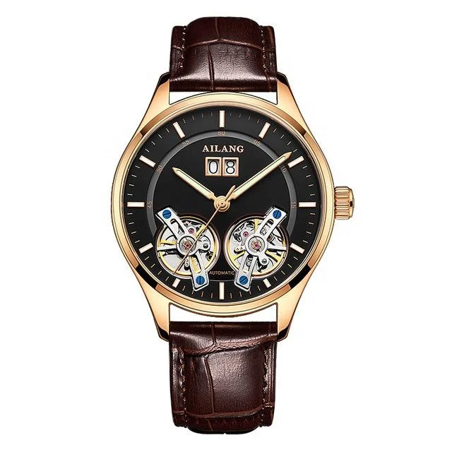 

AILANG 8825 men's watch new automatic mechanical watch business tourbillon hollow men's watch