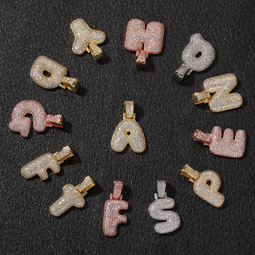 

Hip Hop Fashion Jewelry New DIY Letter Name Necklace Jewelry Personalized Pendant Custom Name Necklace