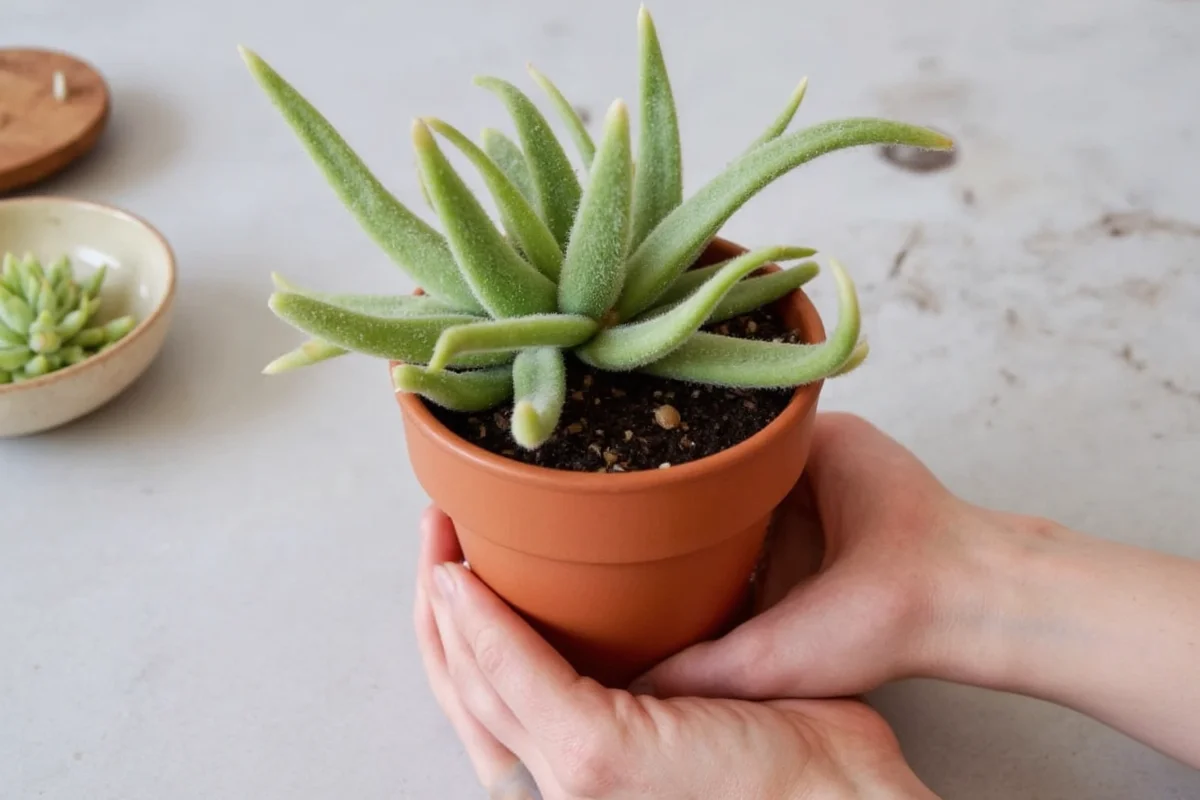 how to plant a succulent clipping