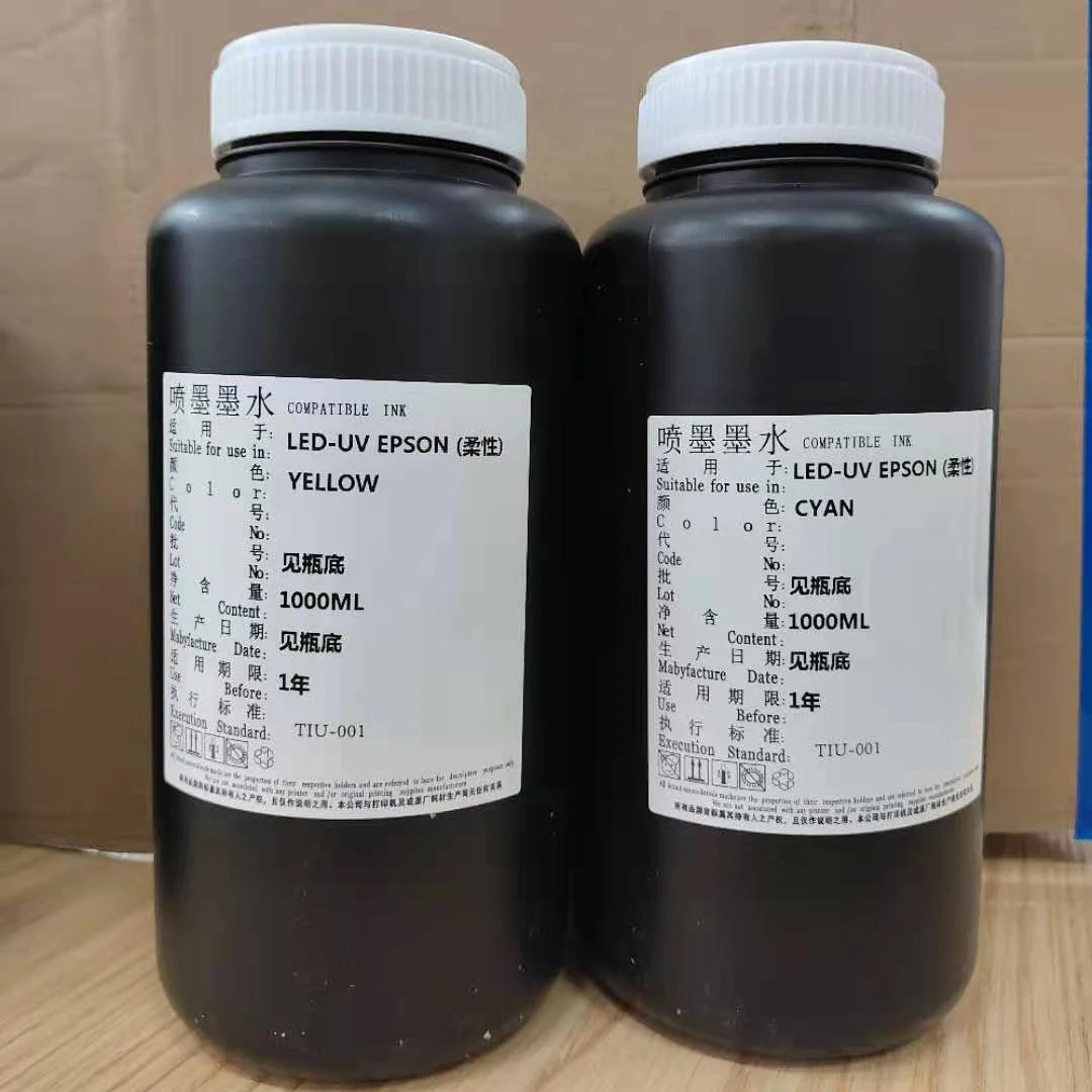 

1000ml Hard Ink Uv Ink For Tx800 Xp600 Dx7 Dx5 Printhead Large Format Inkjet Printer Wall Printing Machine Ink