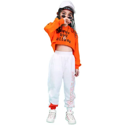 

High quality hip hop fashion clothes cool baby girls clothing set for kids