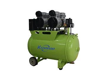 Silent Oil free piston air compressor