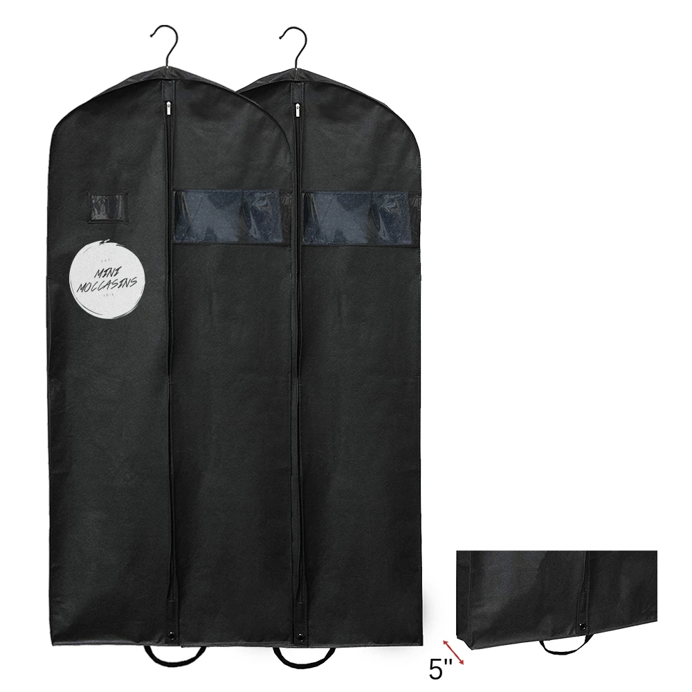 

cheap custom oxford storage foldable suit cover hanging garment bag, Black,transparent,deep blue,gray and more