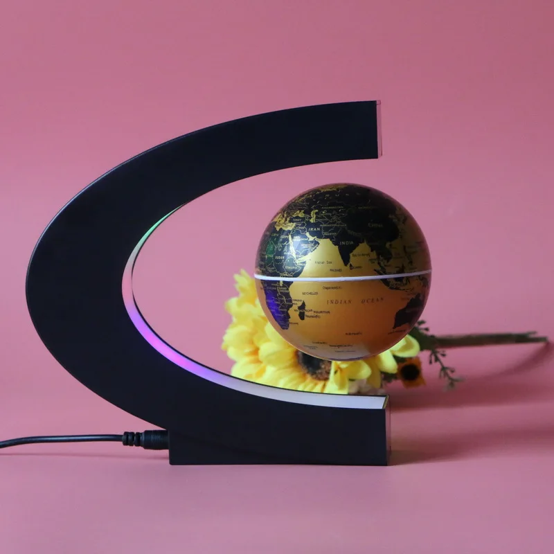 C3 gold magnetic globe-1