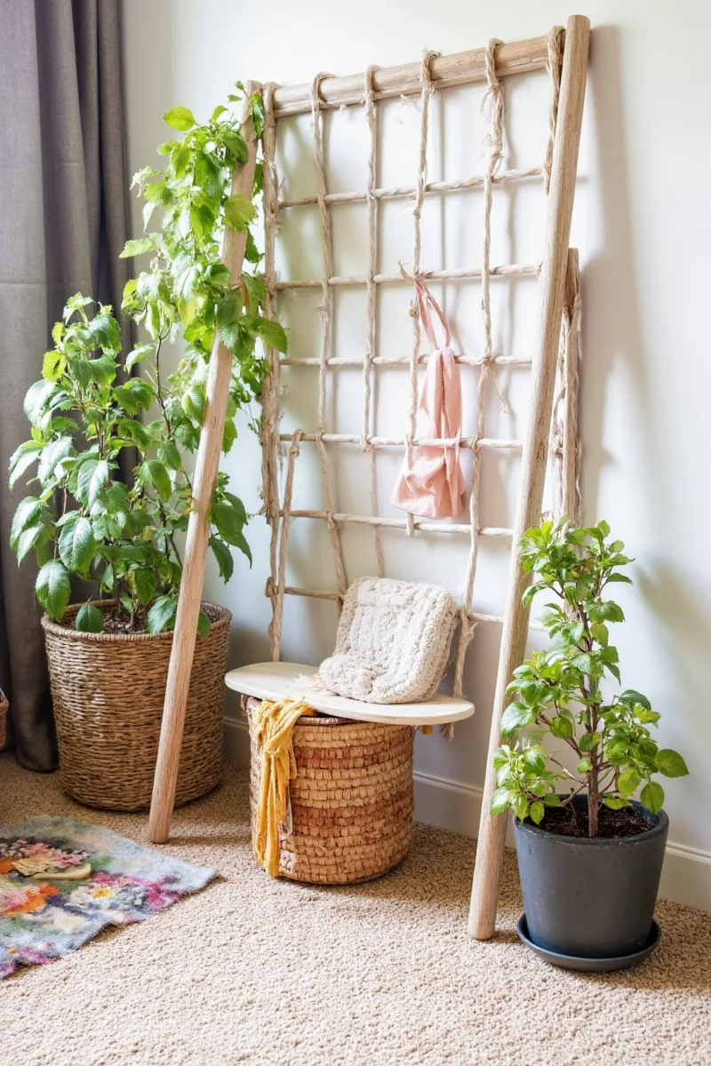 10 ways a small wooden trellis can make your home kid friendly and stylish
