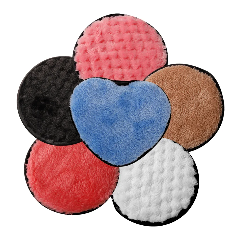 

Hot Selling Facial Washable Big Size Double Sided Makeup Sponge Beauty Puff, Customized color
