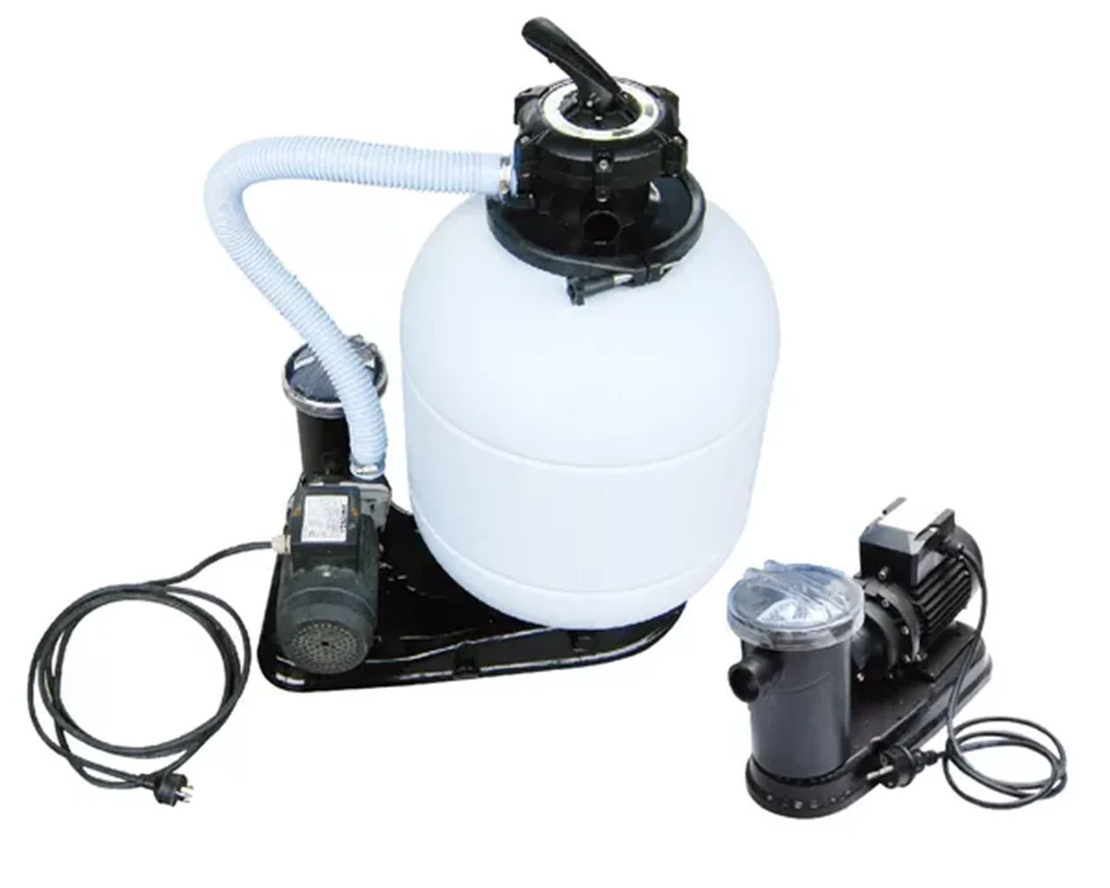 

Swimming Pools Sand Filter System Sand Filter and Water Pump for Above Ground Swimming Pools, White& black