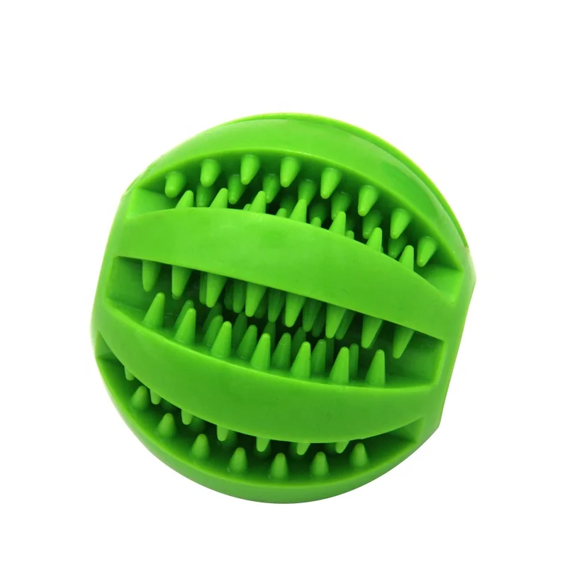 
Factory Wholesale Rubber Non-Toxic Dog Tooth Chew Toy Interactive Dog Food Treat Dispensing Chew Toy Ball 