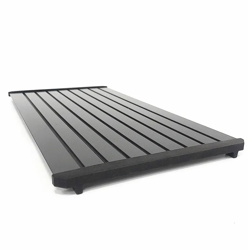 

Customized Print Aluminum Rapid Defrosting Tray Fast Defrosting Tray For Frezon Foods, Silver