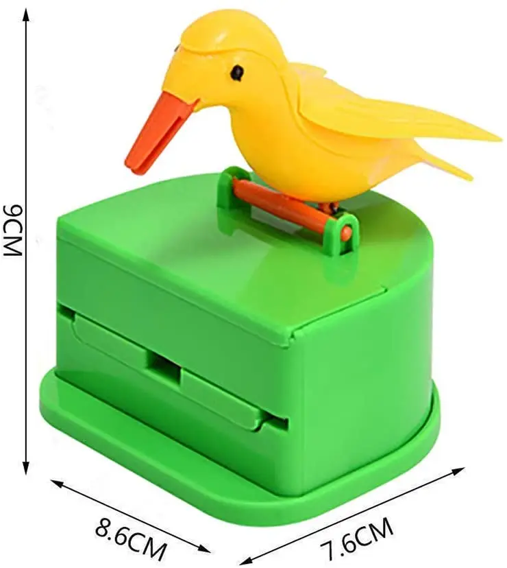

Bird Woodpecker Toothpick Dispenser Table Toothpick Box Case Storage, Customized