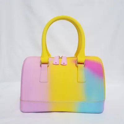 

New pvc jelly pillow bag beach boston handbags beach jelly candy bag